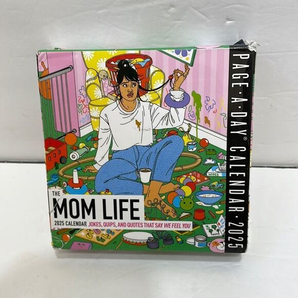 NEW IN BOX THE MOM LIFE 2025 PAGE A DAY‎ CALENDAR - Picture 1 of 3